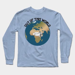 Spacecraft Earth Long Sleeve T-Shirt